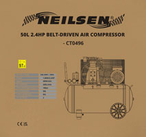 50 Litre Belt Drive Air Compressor