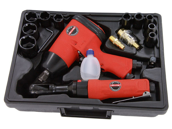 Air Tool Kit - Ratchet Wrench / Impact Gun with So