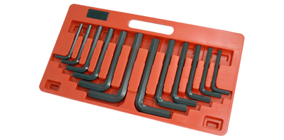 Hex Key Set with Large Sizes