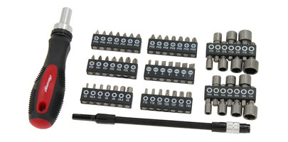 Ratchet Driver & Screwdriver Bit Set