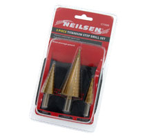 Titanium Step Drill Set