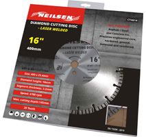 400mm Laser Welded Diamond Disc