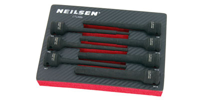 Extra Long Impact Hex Bit Set