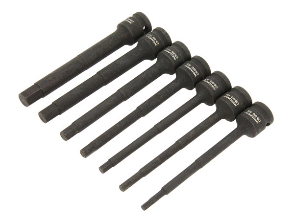 Extra Long Impact Hex Bit Set