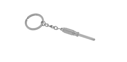 Key Ring with Mini Screwdriver