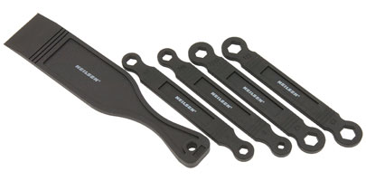 Plastic Ring Spanner Set and Pry Bar