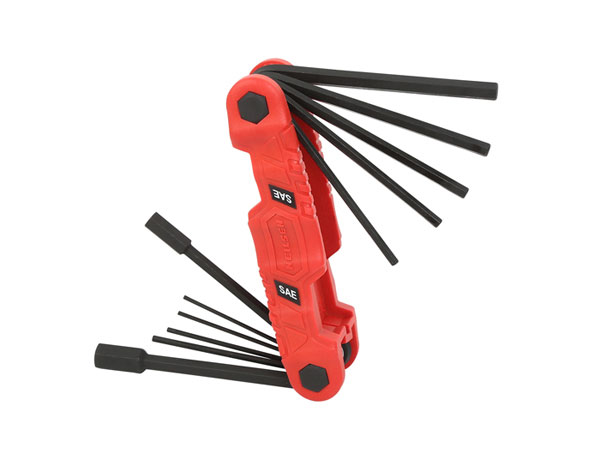 Heavy Duty Folding Hex Key Set