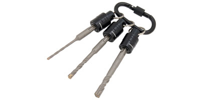 Drill Bit Holder with Carabiner