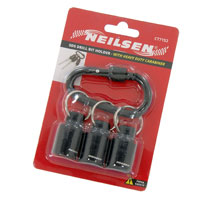 Drill Bit Holder with Carabiner