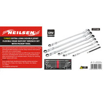 Swivel Ratchet Ring Spanner Set