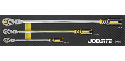 Extra Long Swivel Head Ratchet Set 