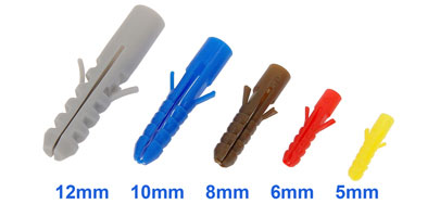 Wall Plugs - 12mm