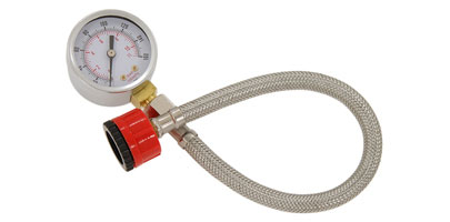 Water Pressure Test Gauge
